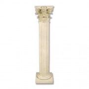 Fineline Corinth 18in. Fiberglass Resin Column Indoor/Outdoor Statue