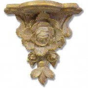 Rose Cluster Bracket - Fiberglass Resin - Indoor/Outdoor Garden Statue
