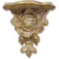 Rose Cluster Bracket - Fiberglass Resin - Indoor/Outdoor Garden Statue Rose Cluster Bracket - Fiberglass Resin - Indoor/Outdoor Garden Statue