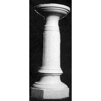 Small Gothic Stand Pedestal Statue Display Base/Riser - Lightweight Fiberglass Resin