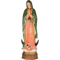 Our Lady Of Guadalupe - 53 In. Lightweight Fiberglass Resin Indoor Church Statue