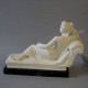 Paulina Borgese Reclining Fiberglass Table Figurine - - 220726 Paulina Borgese Reclining Fiberglass Table Figurine - - 220726