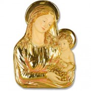 Madonna Eucharist Plaque Lightweight Fiberglass Resin 18in. Indoor/Outdoor