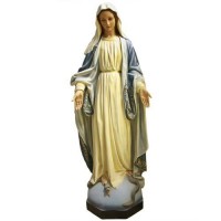Mary Hands Out 56in. High - Lightweight Fiberglass Resin - Indoor/Outdoor Statue