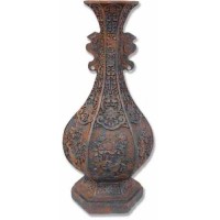 Chinese Vessel Fiberglass Resin Indoor/Outdoor Garden / Patio Statue/Sculpture