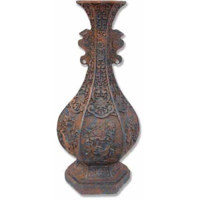 Chinese Vessel Fiberglass Indoor/Outdoor Garden Statue/Sculpture - - HF6889 Chinese Vessel Fiberglass Indoor/Outdoor Garden Statue/Sculpture - - HF6889