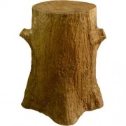 Tree Trunk Pedestal 30in. Fiberglass Resin Indoor/Outdoor Garden
