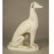 Italian Grayhound 20in. Fiberglass Resin Indoor/Outdoor Garden Statue