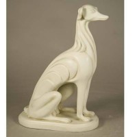 Italian Grayhound 20in. Fiberglass Resin Indoor/Outdoor Garden Statue