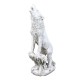 Wolf Howling - Fiberglass - Indoor/Outdoor Statue/Sculpture - - F8534 Wolf Howling - Fiberglass - Indoor/Outdoor Statue/Sculpture - - F8534