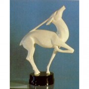 Male Gazelle 24in. - Fiberglass Resin - Indoor/Outdoor Garden Statue