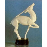Male Gazelle 24in. - Fiberglass Resin - Indoor/Outdoor Garden Statue