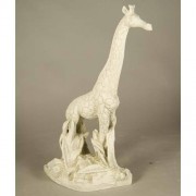 Giraffe On Praire 24in. - Fiberglass Resin - Indoor/Outdoor Statue