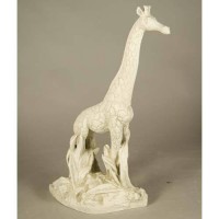 Giraffe On Praire 24in. - Fiberglass Resin - Indoor/Outdoor Statue