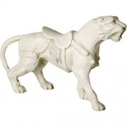 Tiger Carousel 10in. - Fiberglass Resin - Indoor/Outdoor Garden Statue