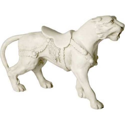 Tiger Carousel 10in. - Fiberglass Resin - Indoor/Outdoor Garden Statue -  - F8367T
