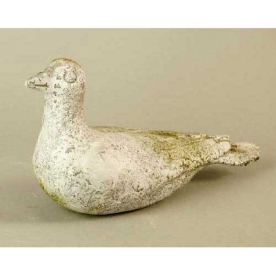 Nesting Bird 12in. Long Fiberglass Indoor/Outdoor Garden -  - F8192