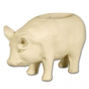 Pig Pot 9in. - Fiberglass Resin - Indoor/Outdoor /Sculpture