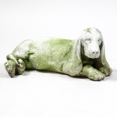 Basset - Fiber Stone Resin - Indoor/Outdoor Garden Statue/Sculpture -  - FS8660