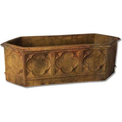 Irish Planter Box 13 X 35 X 12in. Fiberglass Indoor/Outdoor Garden -  - F0146