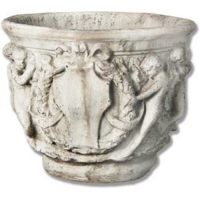 Cherub Bell Pot 14in. High  Fiberglass Indoor/Outdoor Garden -  - F034