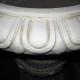 Ram And Garland Urn 31in. Fiberglass Indoor/Outdoor Statue -  - F34004