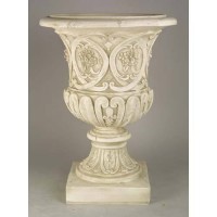 Lippie Large Patio Urn 25 Inch Fiberglass Resin Indoor/Outdoor /Sculpture