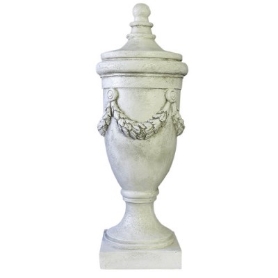Finial of San Marino with Lid 32in. Fiberglass Indoor/Outdoor Garden -  - F34052