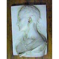 Augustus Caesar Plaque 17in. - Fiberglass Resin - Outdoor