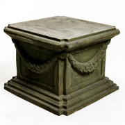 Alessa B Stand Pedestal Statue Display Base/Riser 16in. - Fiberglass