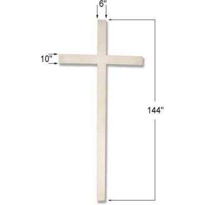 F9570 Fiberglass Indoor/Outdoor Garden Cross -  - MTLCRSS-12A