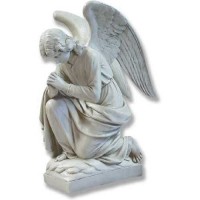 Adoration Angel-Praying 28 Fiberglass Resin Indoor/Outdoor Garden Statue