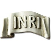 Inri Smallest Sign 2.5 W Fiberglass Resin Indoor/Outdoor Garden