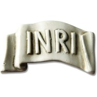 Inri Smallest Sign 2.5 W Fiberglass Resin Indoor/Outdoor Garden