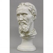 Michelangelo Bust - Fiberglass Resin Indoor/Outdoor Garden Statue