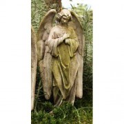 Prayer Of Angel (C) 18in. Fiberglass Resin Indoor/Outdoor Statue