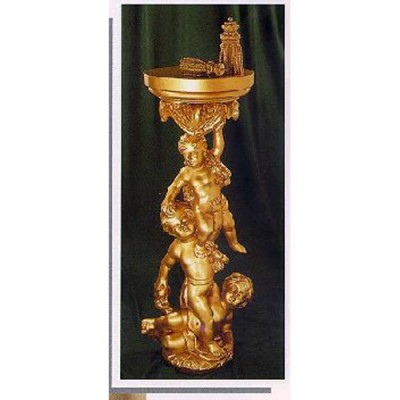 Cherubs Triplett Riser Stand Pedestal Statue Base 49in. - Fiberglass -  - F1095