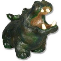 Molly Hippo Birdfeeder 10in. Fiberglass Resin - Indoor/Outdoor Statue Molly Hippo Birdfeeder 10in. Fiberglass Resin - Indoor/Outdoor Statue