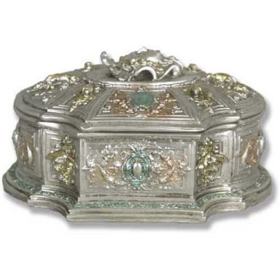 Jewelry Case 6.0w 7.0d 4.0in. H, Fiberglass Finish As Shown -  - F7669A