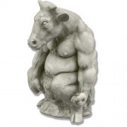 Minotaur 16 Fiber Stone Indoor/Outdoor Garden Statue