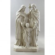 Lifesize Mary, Joseph & Child Jesus Church Statuary 5-1/2' Lightweight Fiberglass Resin Indoor/Outdoor Lifesize Mary, Joseph & Child Jesus Church Statuary 5-1/2' Lightweight Fiberglass Resin Indoor/Outdoor