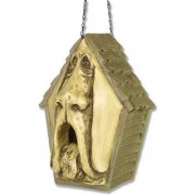 Baxter The Dog Birdhouse - Fiberglass Resin - Indoor/Outdoor Statue