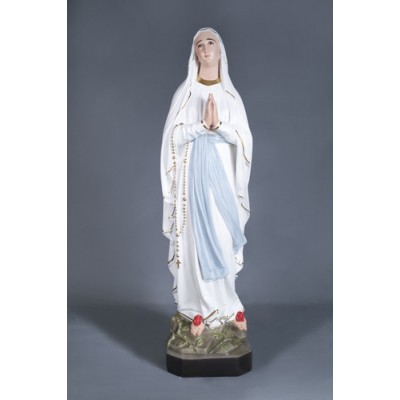 Our Lady Of Lourdes 36in. - Fiberglass - Indoor/Outdoor Statue - - F9615RLC Our Lady Of Lourdes 36in. - Fiberglass - Indoor/Outdoor Statue - - F9615RLC