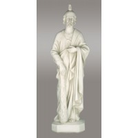 Saint Jude (For Garden) 36" - Lightweight Fiberglass Resin Indoor/Outdoor Church Statuary