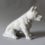 Fido 8in. - Fiberglass Resin - Indoor/Outdoor Garden Statue/Sculpture