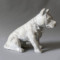 Fido 8in. - Fiberglass Resin - Indoor/Outdoor Garden Statue/Sculpture