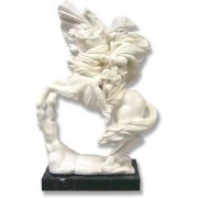 Napoleon On Horse 11in. High - Carrara Marble Indoor Statue