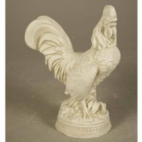 French Chicken 9.5in. - Fiberglass Resin - Indoor/Outdoor Statue