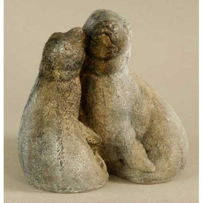 Seal / Cub 10in. - Fiber Stone Resin - Indoor/Outdoor Garden Statue -  - FS8169