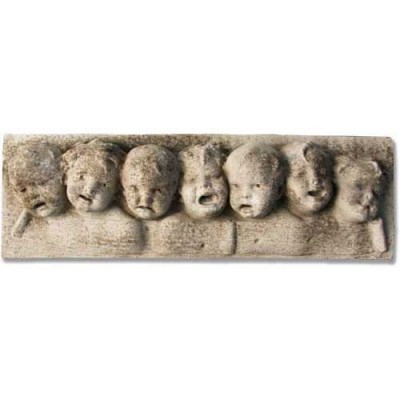 Seven Notes-Small 19in. W Fiberglass Indoor/Outdoor Garden Plaque -  - F9372